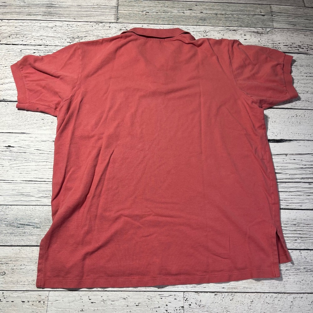Polo by Ralph Lauren Polo Shirt Men's XL Coral Salmon Pink Short‎ Sleeve - Picture 6 of 6